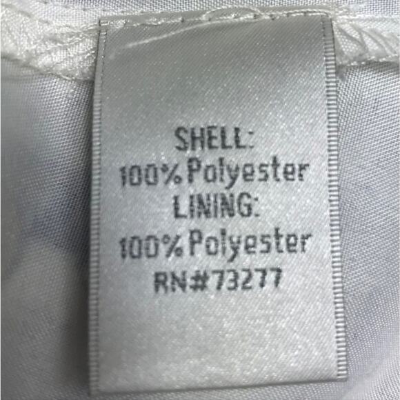 LC Lauren Conrad Bird Print Ruffled Sleeveless Blouse with Elastic Waist Small - Picture 6 of 12